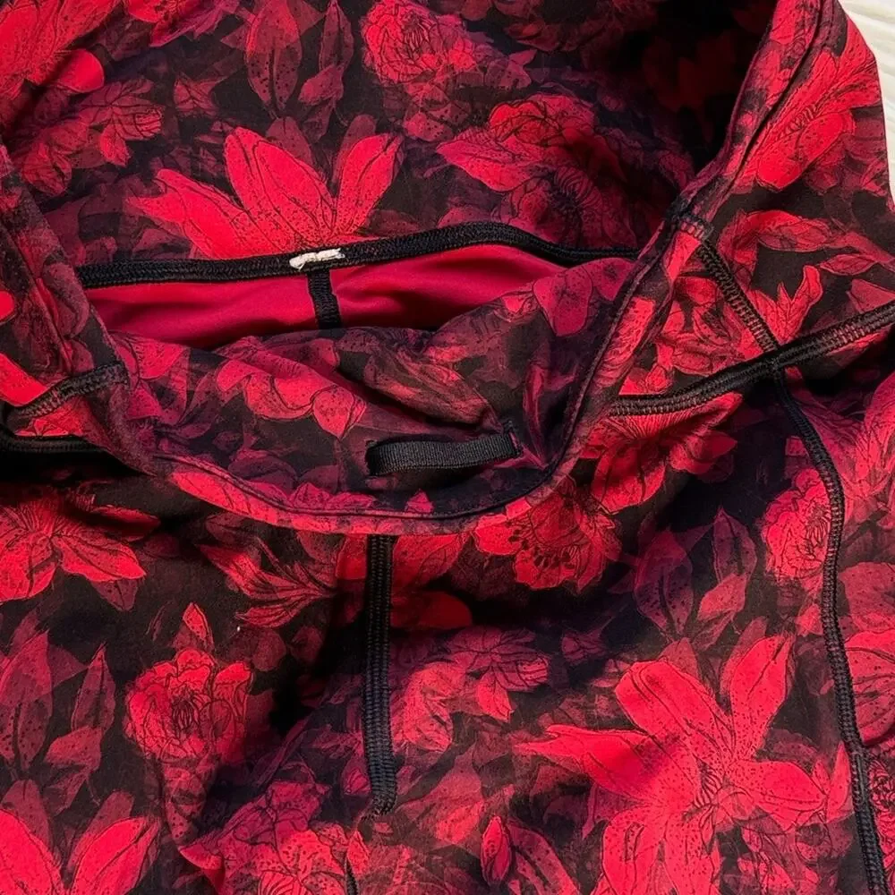 Lululemon Fast & Free 7/8 Tight II Carmine True Red Black